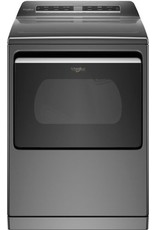 WHIRLPOOL WED8127LC Whirlpool - 7.4 Cu. Ft. Smart Electric Dryer with Steam and Advanced Moisture Sensing - Chrome shadow