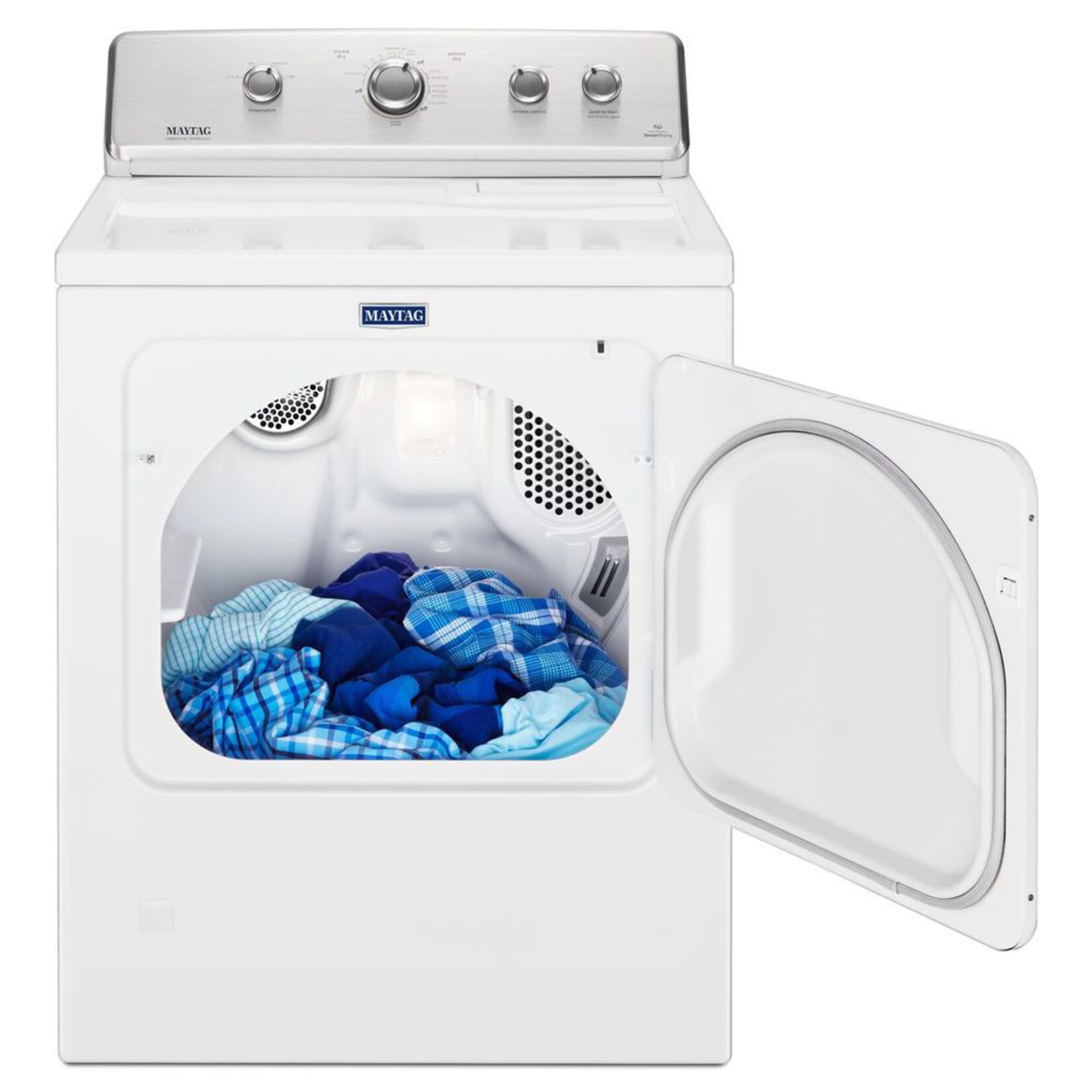 Maytag MEDC465HW 7.0 cu. ft. 240-Volt White Electric Vented Dryer with Wrinkle Control maytag used 15 days store warranty