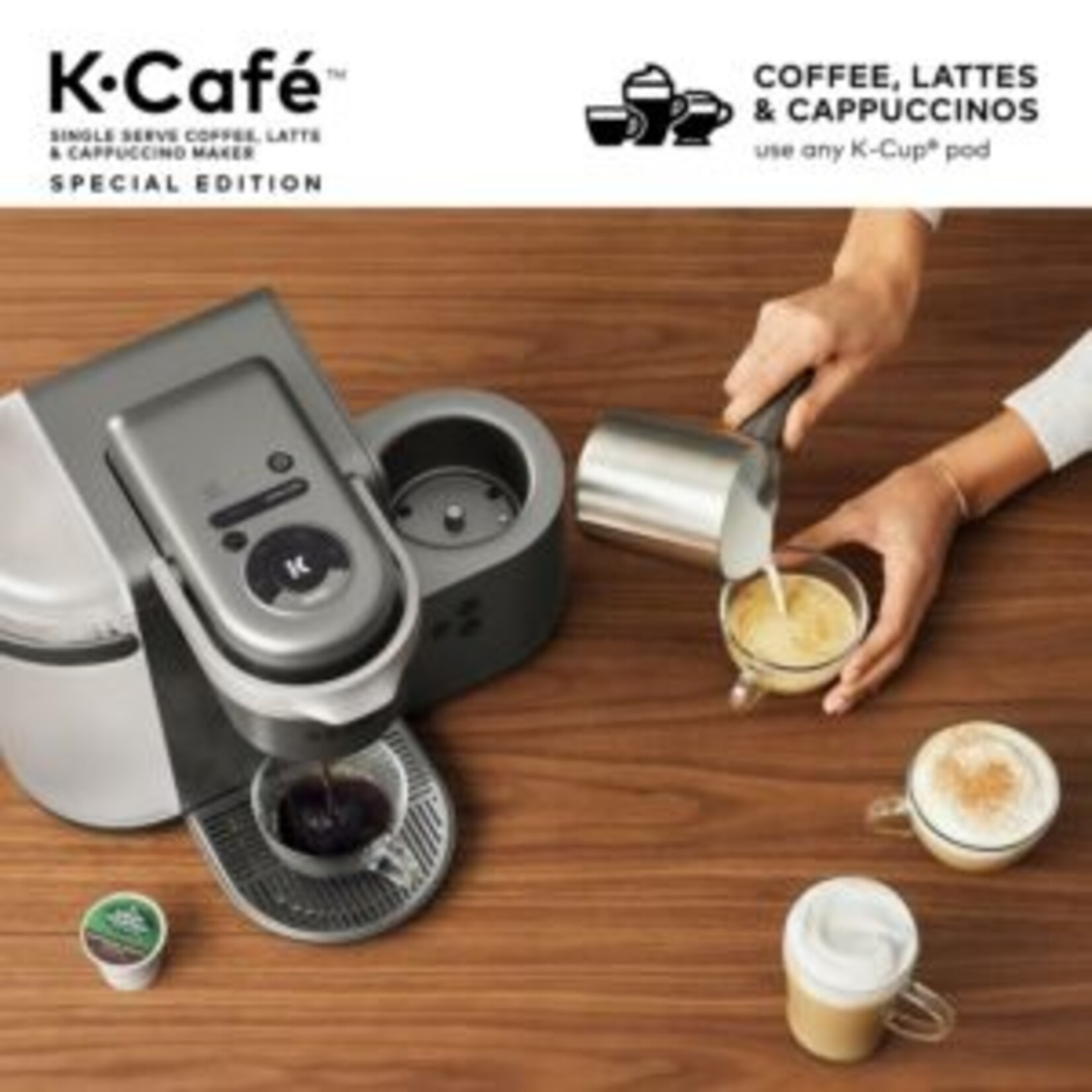 Keurig Keurig® K-Cafe® Single-Serve K-Cup Pod® Coffee, Latte & Cappuccino Maker