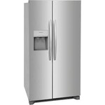 Frigidaire #*FRSS26L3AFE - Frigidaire 25.6-cu ft Side-by-Side Refrigerator with Ice Maker, Water and Ice Dispenser (Fingerprint Resistant Stainless Steel) ENERGY STAR