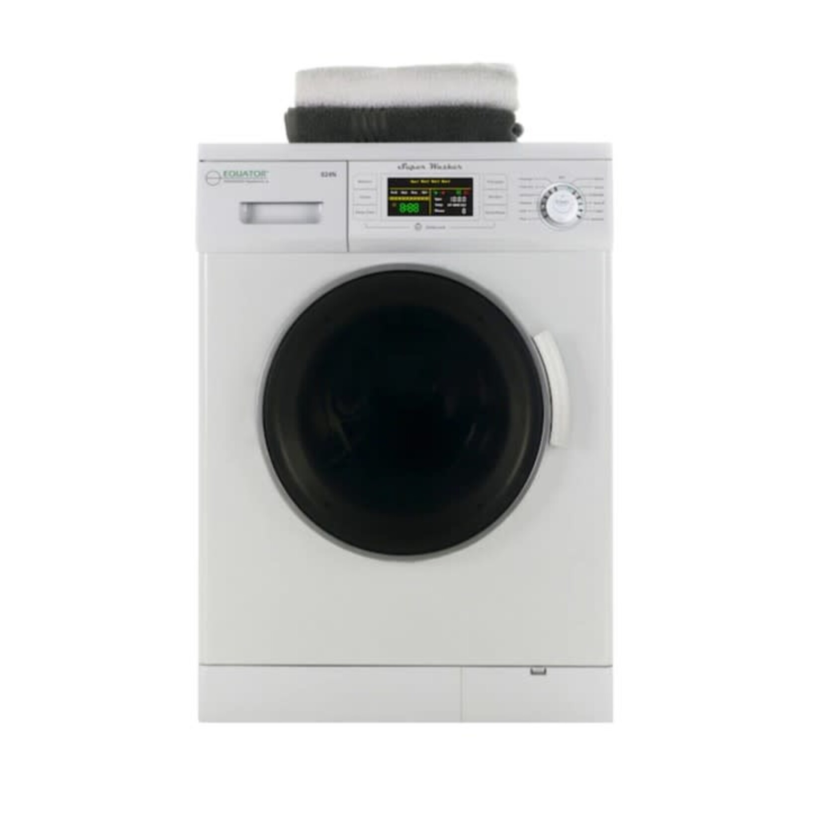 #DW 824 N- Equator Advanced Appliances  1.6-cu ft High Efficiency Stackable Front-Load Washer (White)