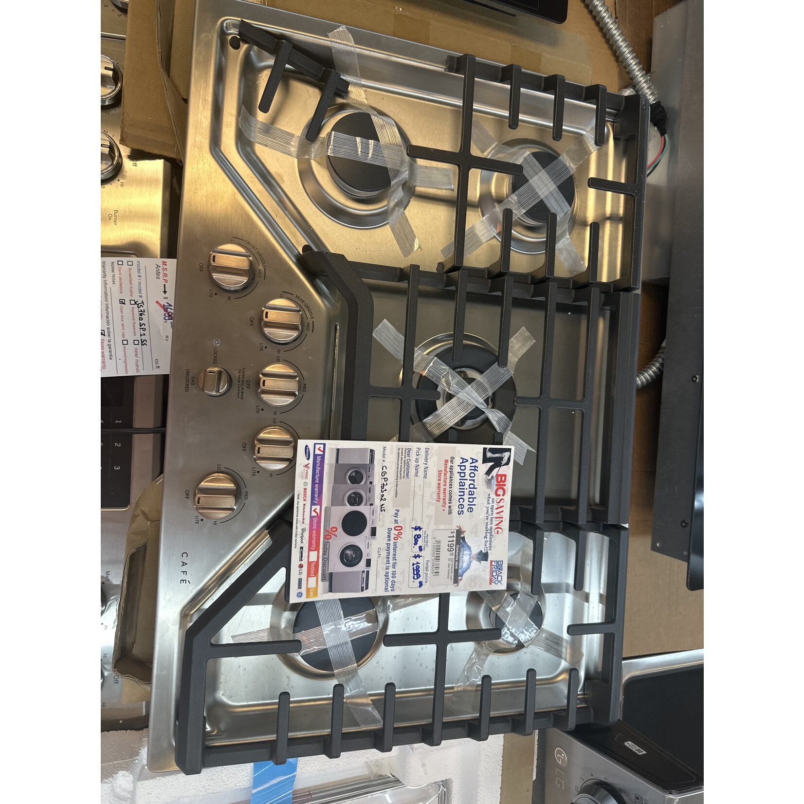 CGP70302NS Café™ 30" Gas Cooktop