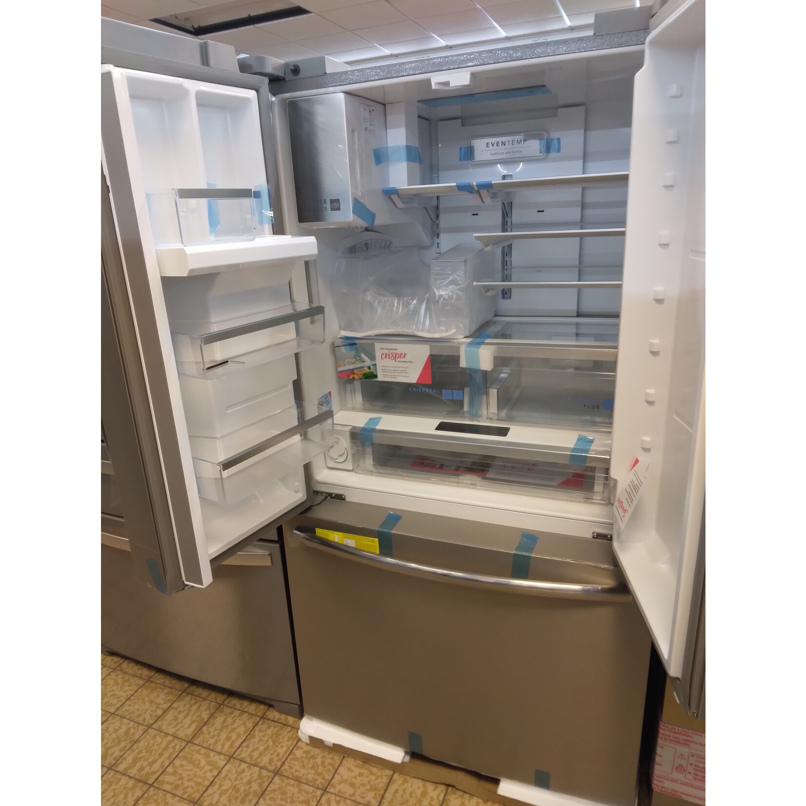 Frigidaire #*GRFC2353AF -  Frigidaire Gallery 36 in. 23 cu. ft. Counter Depth French Door Refrigerator in Smudge-Proof Stainless Steel