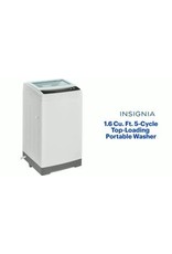 Insignia™ C.k NS-TWM16WH9 Insignia™ - 1.6 Cu. Ft. Top Load Portable Washer with Casters - White