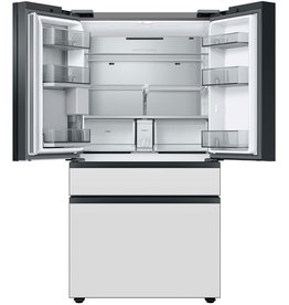 SAMSUNG RF29BB860012AA Bespoke 4-Door French Door Refrigerator (29 cu. ft.) with Beverage Center™ in White Glass