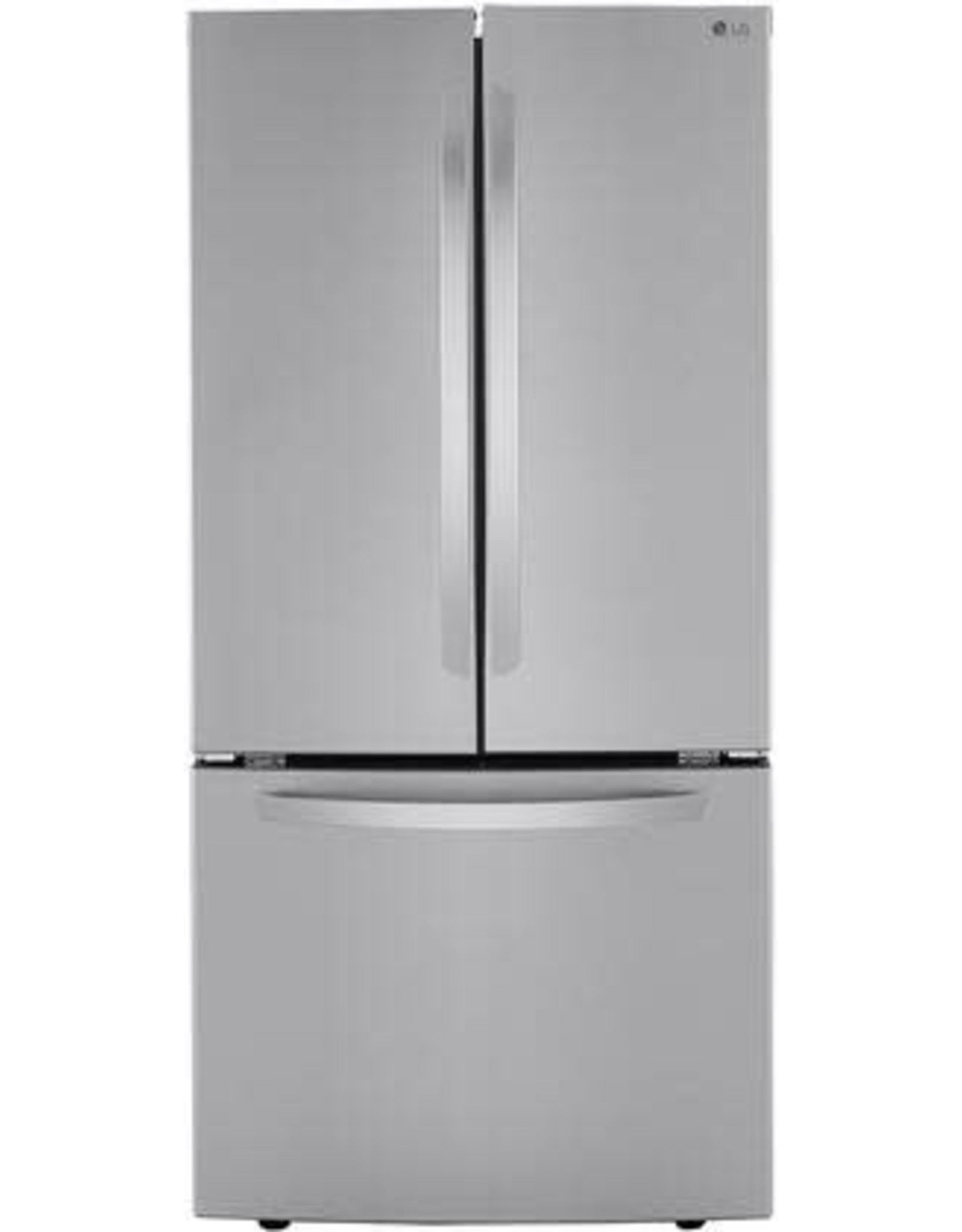 lg LRFCS25D3S  33 in. W 25 cu. ft. French Door Refrigerator with Ice Maker in PrintProof Stainless Steel