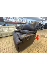 Aleena Aleena Leather Power Reclining Loveseat with Power Headrest One recliner is not working