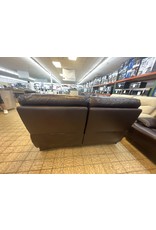 Aleena Aleena Leather Power Reclining Loveseat with Power Headrest One recliner is not working