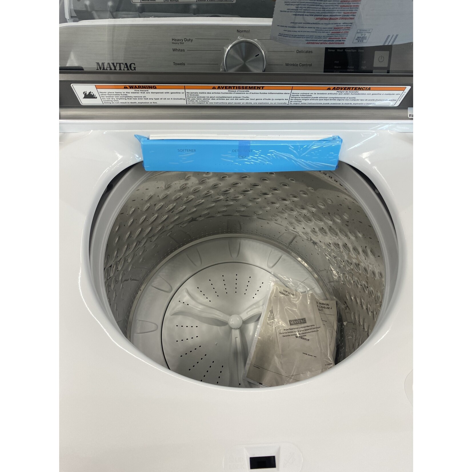 Maytag #*MVW6230HW Maytag 4.7 cu. ft. Smart Capable White Top Load Washing Machine with Extra Power Button and Deep Fill Option