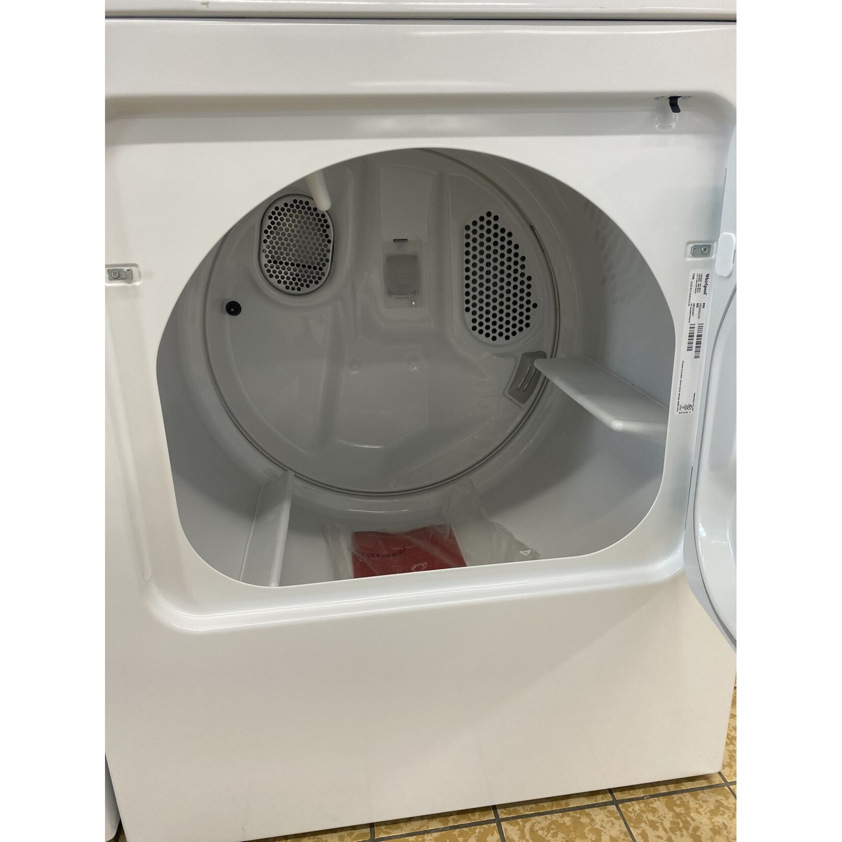 Whirlpool WED5050LW Whirlpool  7-cu ft Steam Cycle Electric Dryer (White)