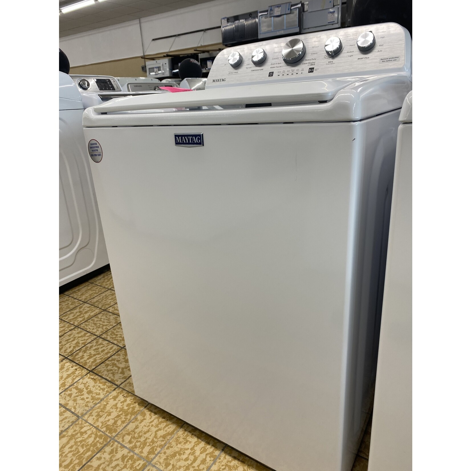 Maytag #*MVW5430MW 4.8 cu. ft. Top Load Washer in White with Extra Power Boost