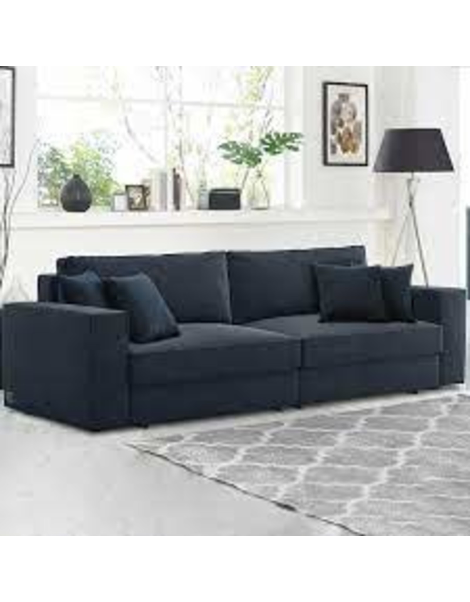 Coddle Switch Queen Convertible Sofa with Accent Pillows
