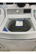 lg WT7300CW 5.0 cu. ft. High Efficiency Mega Capacity Smart Top Load Washer with TurboWash3D and Wi-Fi Enabled in White, ENERGY STAR