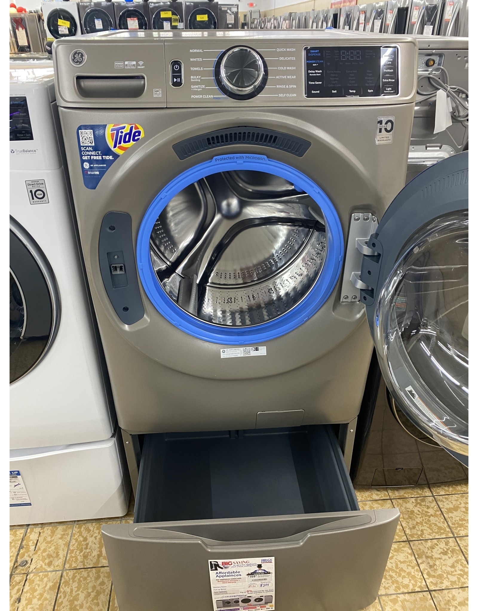 ge 4.8 cubic foot top load washing machine