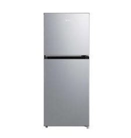 Midea Midea MRM45D3ASL Compact Refrigerator, 2-Door, 4.5 cu ft, Black and Silver