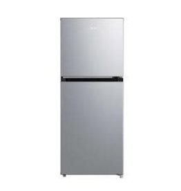 Midea MRM45D3ASL Midea Compact Refrigerator, 2-Door, 4.5 cu ft, Black and Silver