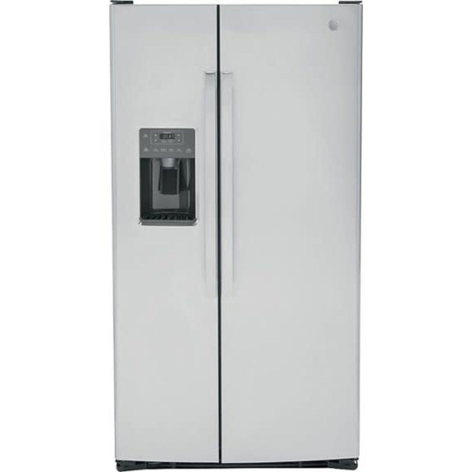 GE GE Appliances GSS25GYPFS GE - 25.3 Cu. Ft. Side-by-Side Refrigerator with External Ice & Water Dispenser - Stainless steel