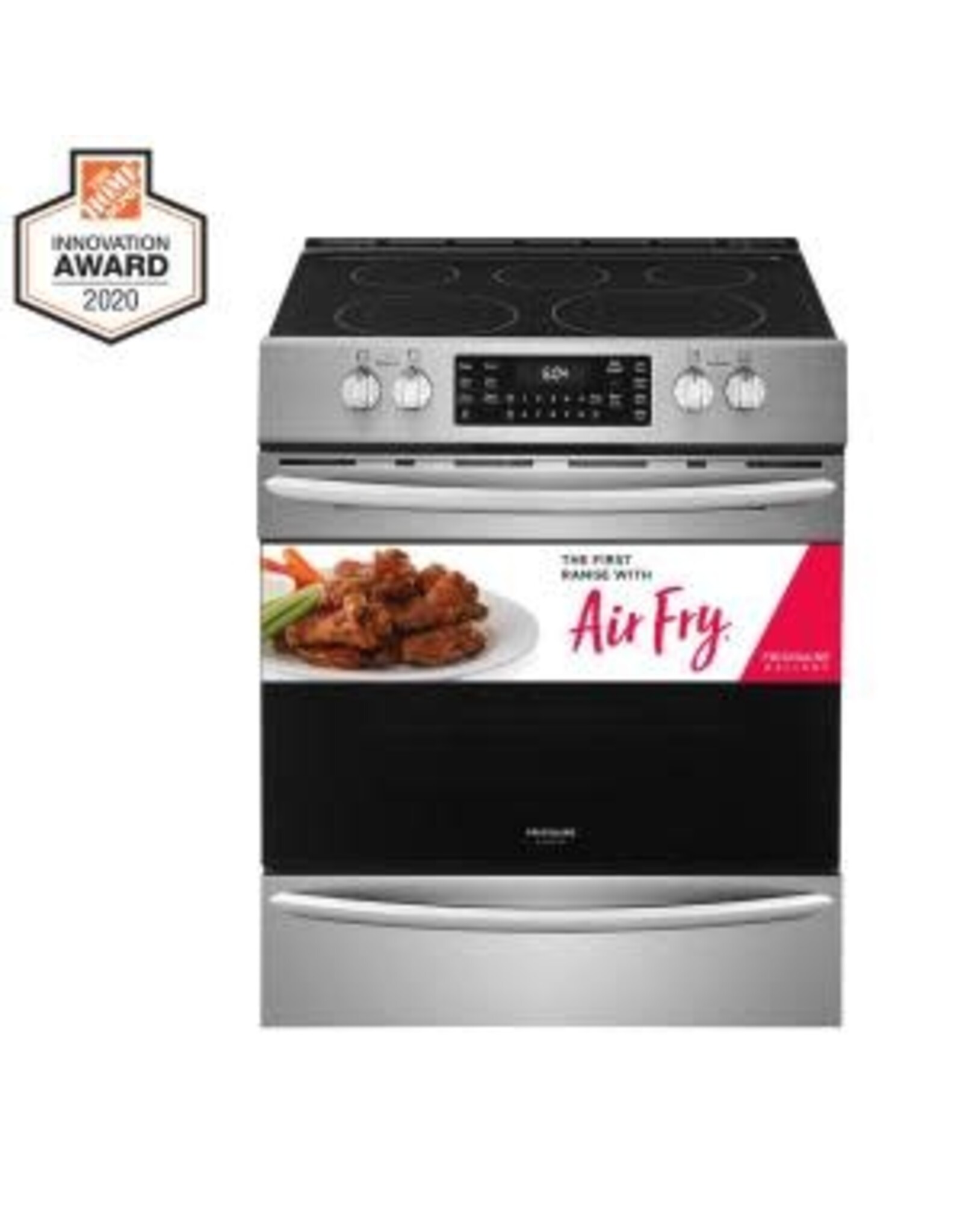 FRIGIDAIRE GD/FGEH3047VF 30 in. 5.4 cu. ft. Front Control Electric Range with Air Fry in Stainless Steel