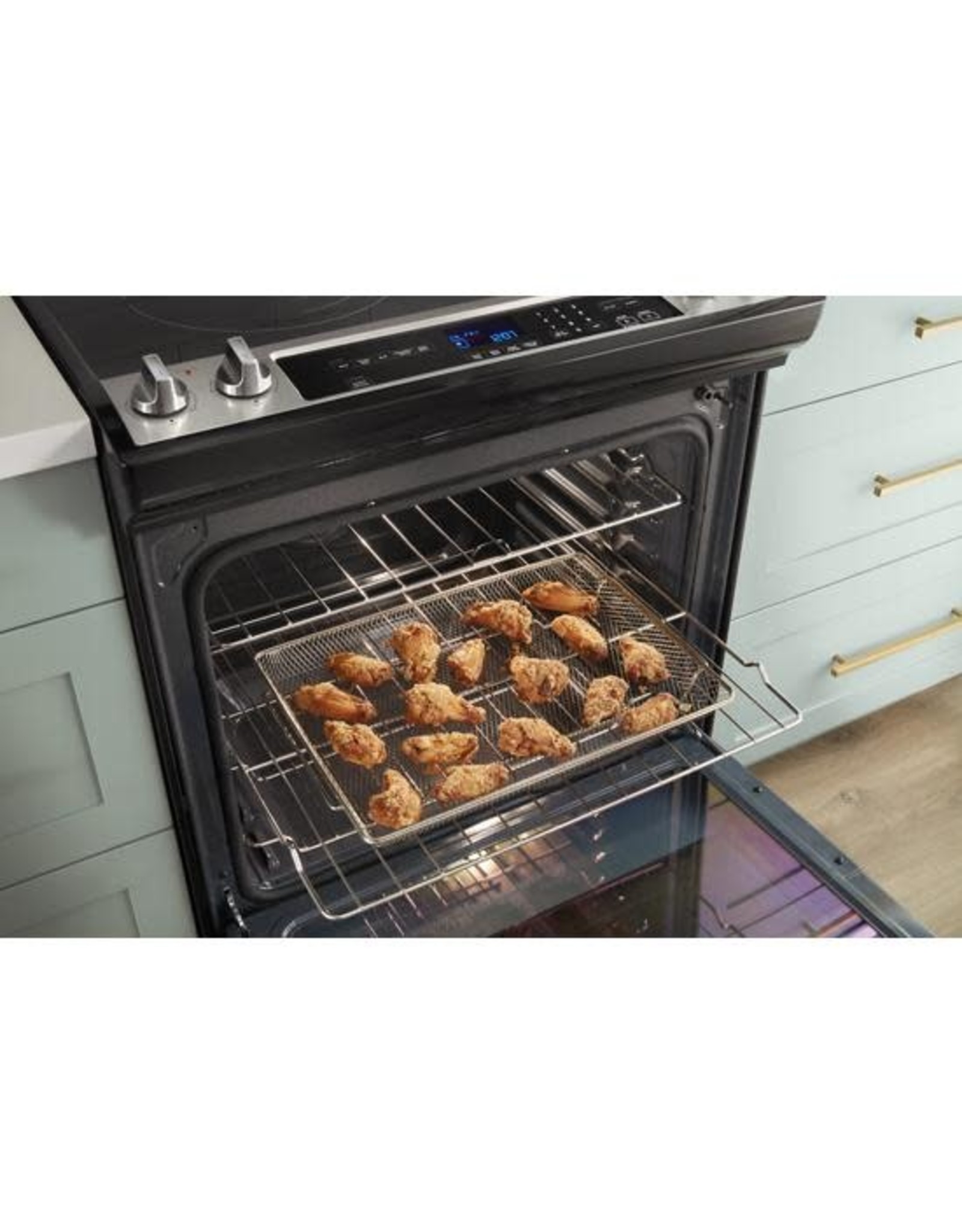 WHIRLPOOL GD WEE745H0LZ 6.4 cu. ft. Single Oven Electric Range with Air Fry Oven in Fingerprint Resistant Stainless Steel