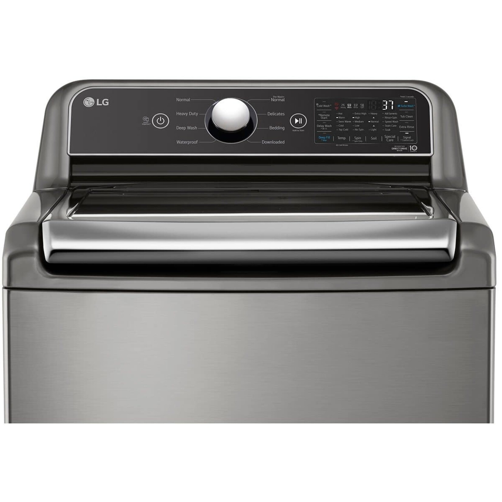LG WT7405CV 5.3 cu.ft. Mega Capacity Smart wi-fi Enabled Top Load Washer with 4-Way™ Agitator & TurboWash3D™ Technology