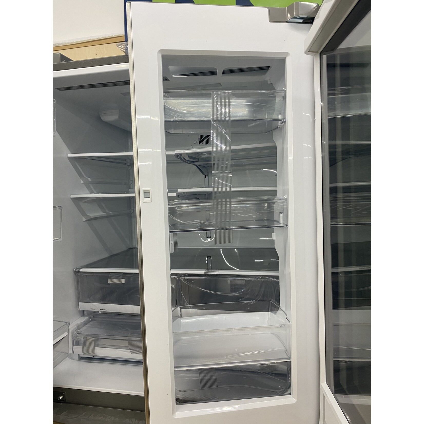 LG Electronics #LFXS28596S LG 28 cu. ft. 3 Door French Door Smart Refrigerator with InstaView Door-in-Door in PrintProof Stainless Steel