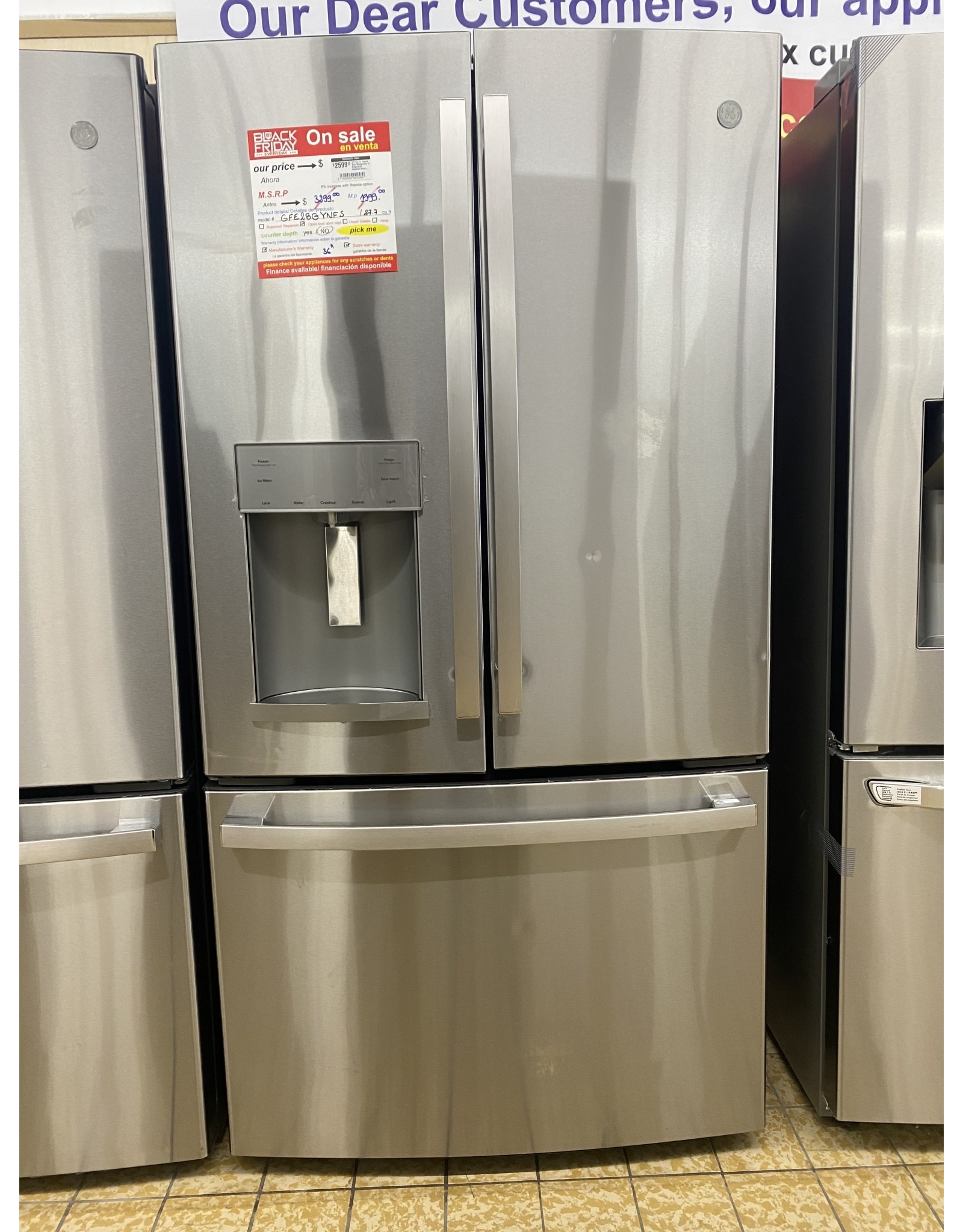 ge french door refrigerator 27.7