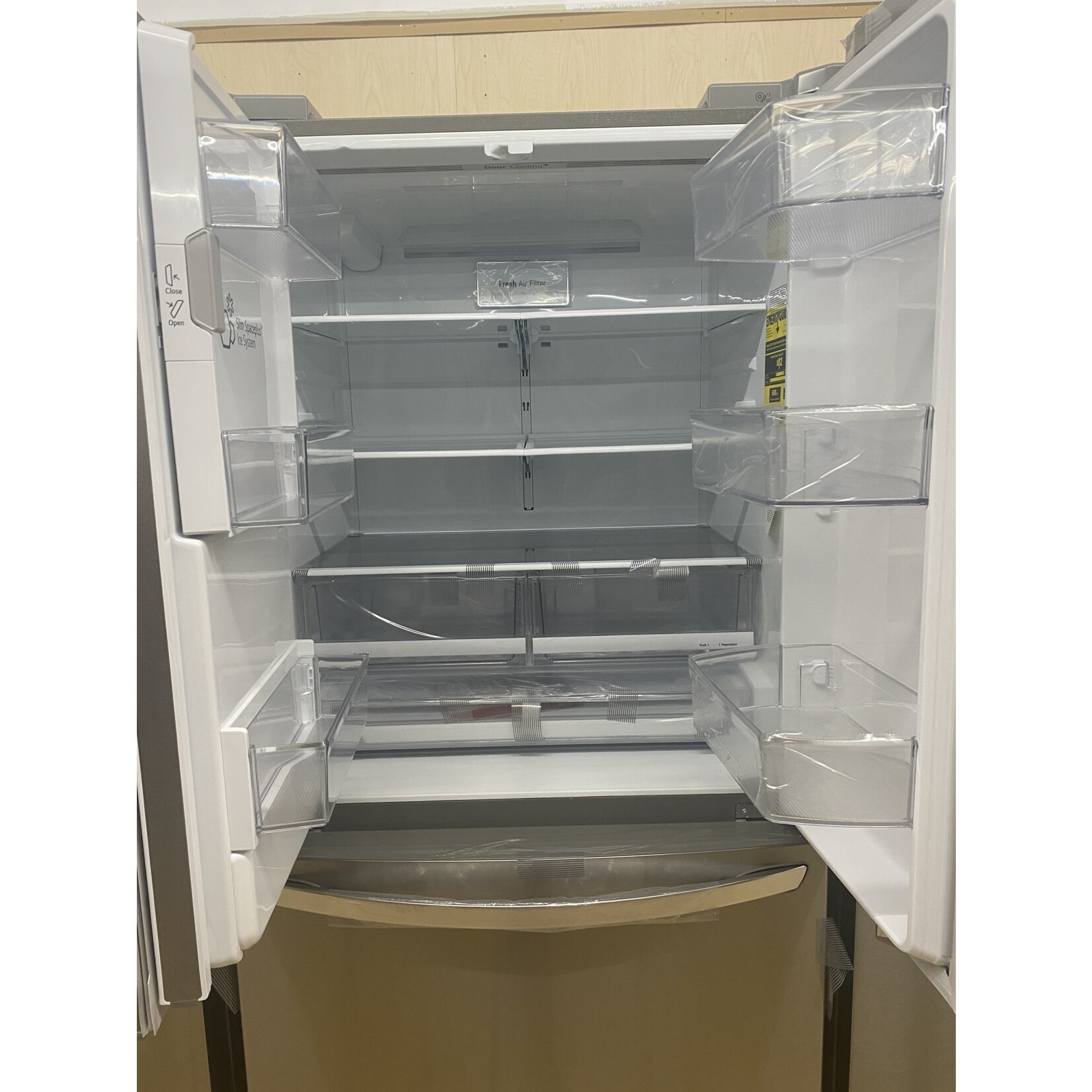 LG Electronics #*LFXS26973S 26.2 cu. ft. French Door Smart Refrigerator with Wi-Fi Enabled in Black Stainless Steel