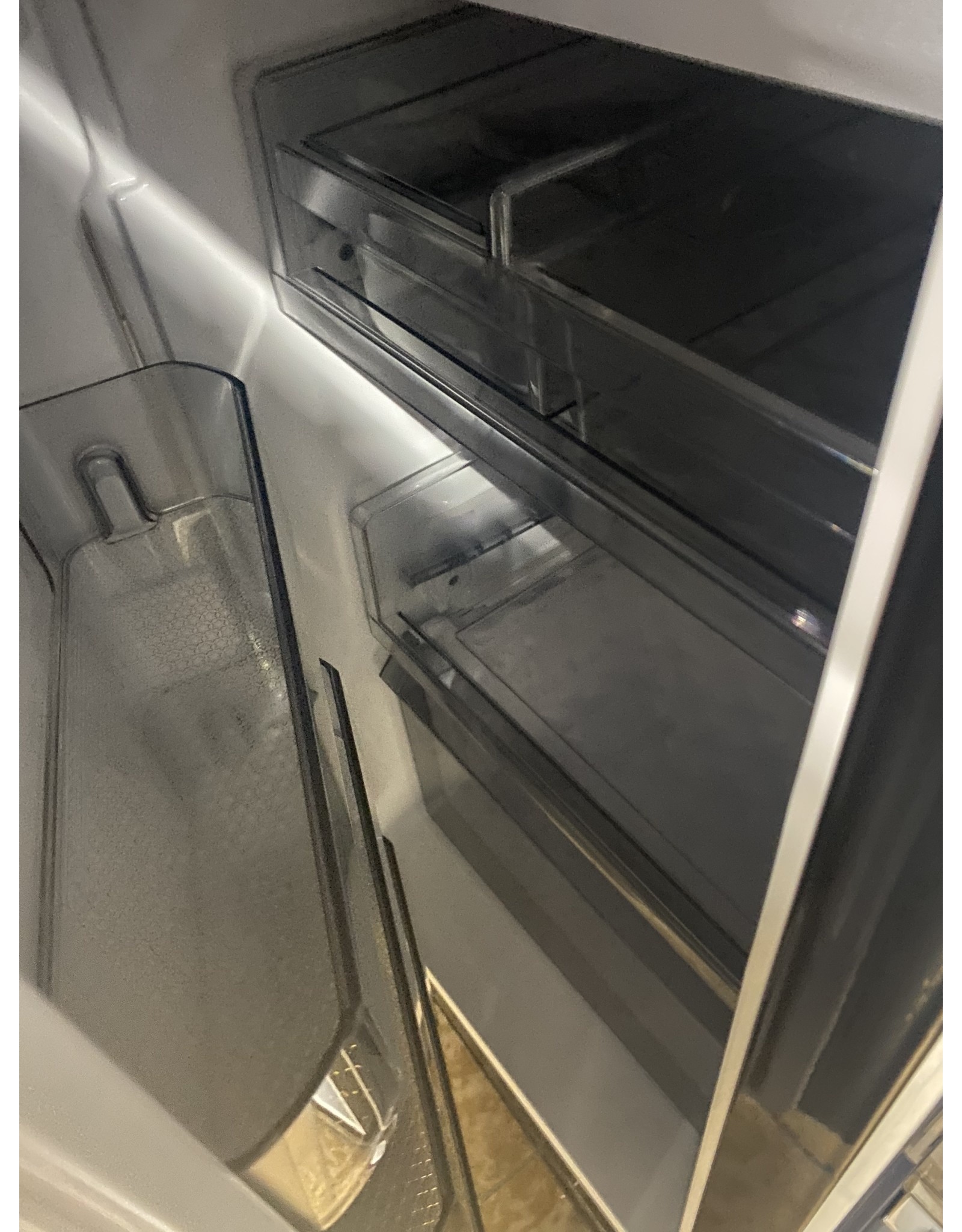 SAMSUNG RF23A9071SG 23 cu. ft. 4-Door Flex French Door Refrigerator in Fingerprint Resistant Black Stainless, Counter Depth