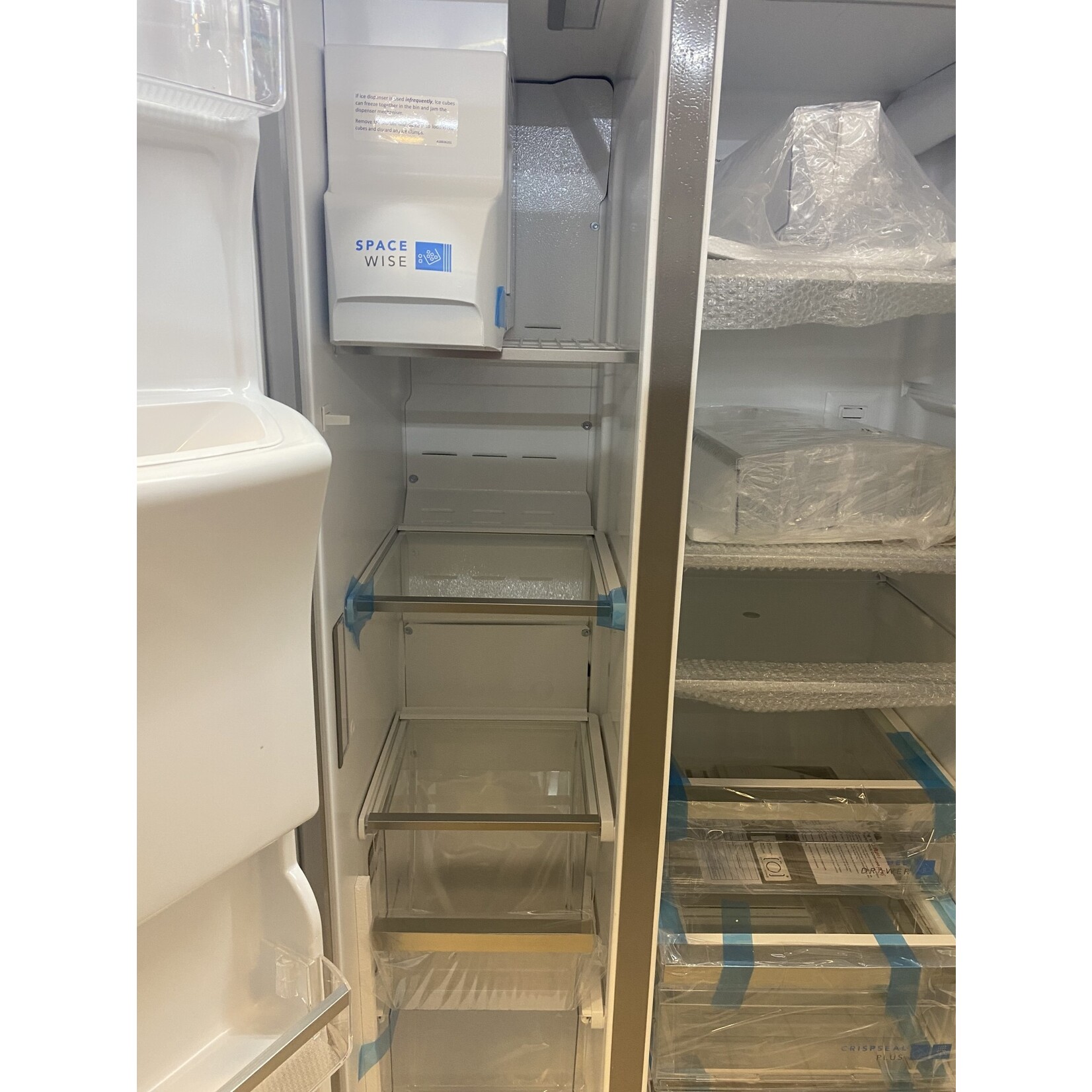 *CK/ GRSC2352AF 22.3 cu. ft. 36 in. Counter Depth Side by Side Refrigerator in Smudge-Proof Stainless Steel