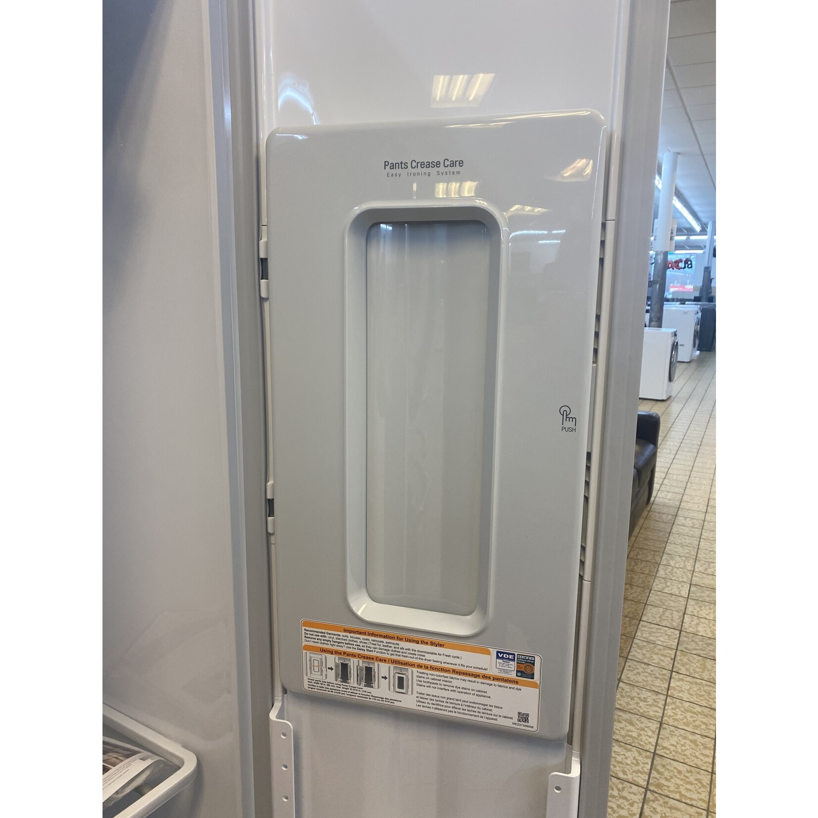 LG Electronics MHK62007250 Styler Steam Closet Smart Clothing Care System with Asthma & Allergy Friendly Sanitizer in Espresso Dark Brown