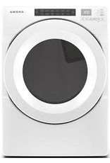 AMANA NED5800HW1 27 Inch Electric Dryer with 7.4 cu. ft. Capacity, 4 Temperature Settings, Energy Star Certified, Sanitize Cycle in White