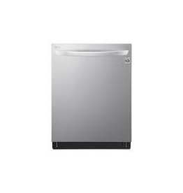 lg LDT7808SS 24 in. Stainless Steel Top Control Built-In Tall Tub Smart Dishwasher with QuadWash, TrueSteam, 3rd Rack, 42 dBA