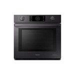 SAMSUNG #NV51M9770SM Samsung 30 Inch Smart Electric Single Wall Oven with Wi-Fi Connectivity, Flex Duo™, 5.1 cu. ft. Capacity, Steam Cook, Dual Convection, Blue LED Knobs, Chef Modes, Soft Close Door, Child Safety Lock, Hybrid and Self-Clean, 6 Oven Modes