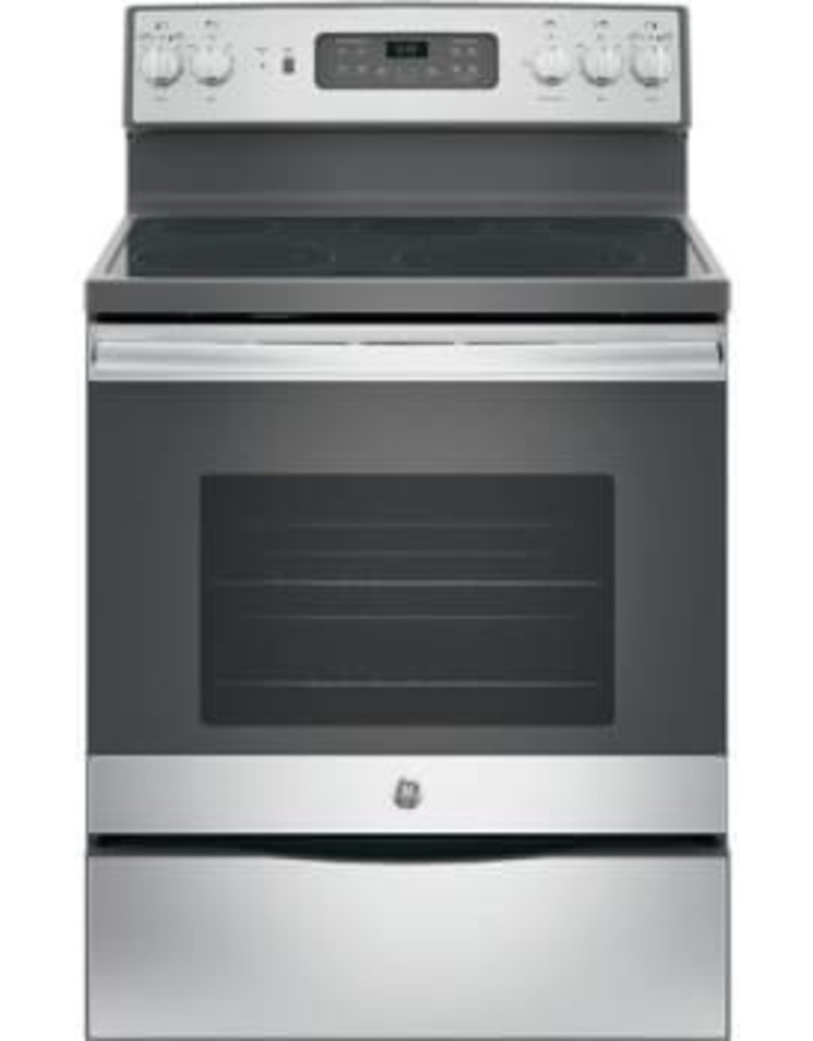 GE JB655YKFS GE 30 in. 5.3 cu. ft. Electric Range with Self-Cleaning Convection Oven in Fingerprint Resistant Stainless Steel