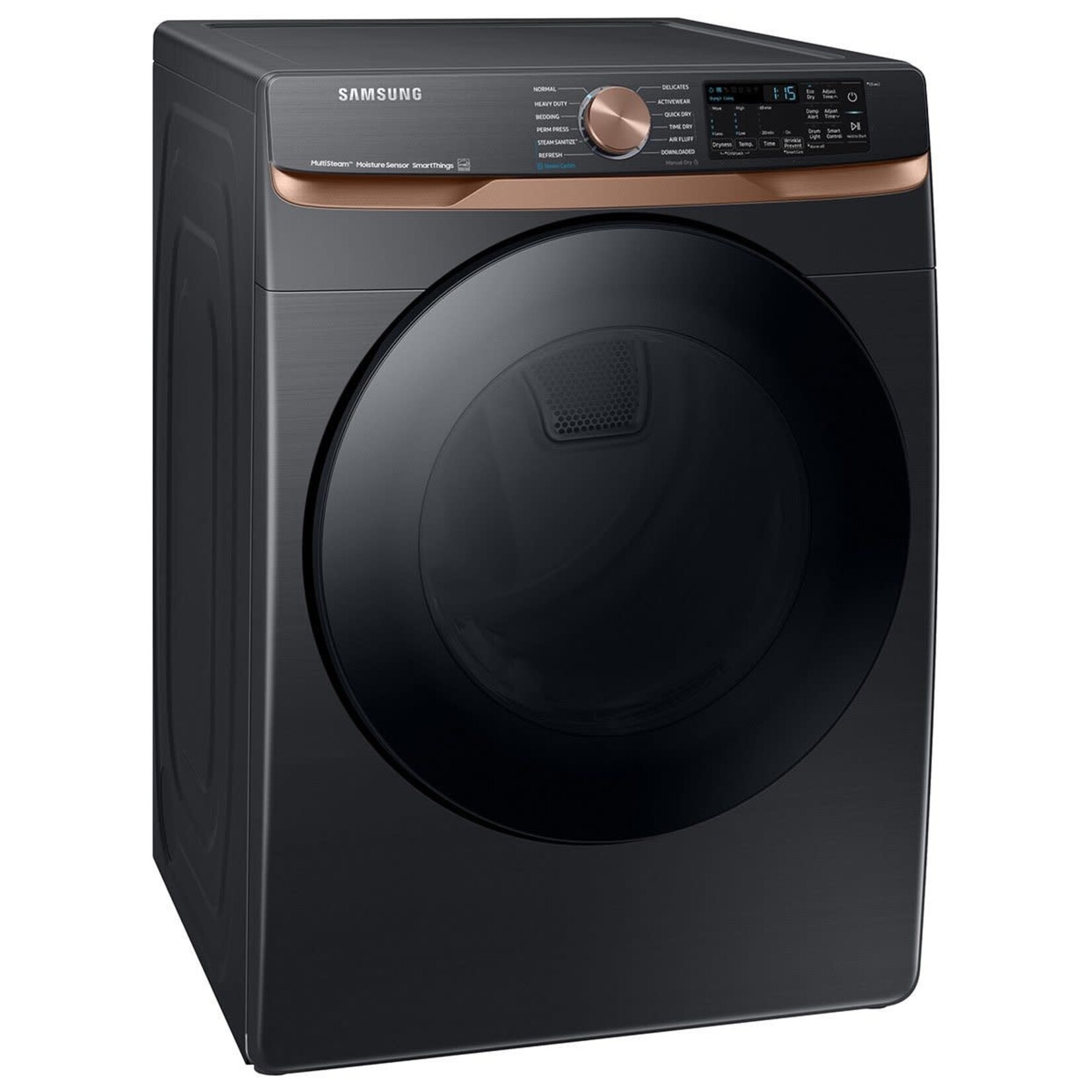 SAMSUNG DVE50BG8300V  7.5 cu. ft. Smart Electric Dryer in Brushed Black with Steam Sanitize+ and Sensor Dry