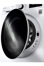 LG Electronics LG - 2.4 Cu. Ft. High-Efficiency Stackable Smart Front Load Washer with Steam and Built-In Intelligence - White