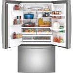 GE GFE28GYNIFS - GE® ENERGY STAR® 27.7 Cu. Ft. Fingerprint Resistant French-Door Refrigerator