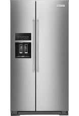 KitchenAid - 24.8 Cu. Ft. Side-by-Side Refrigerator - Stainless steel