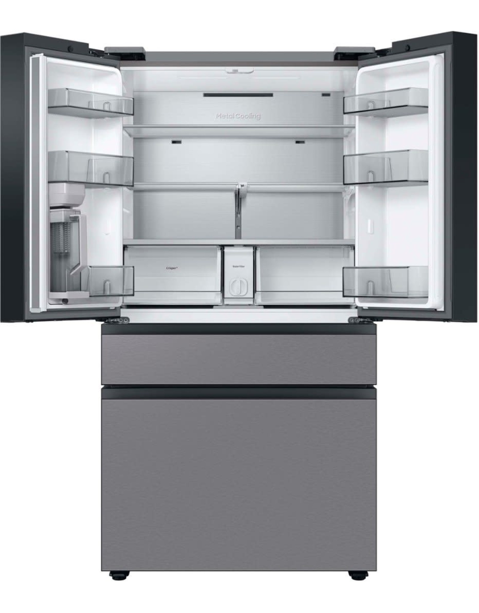 SAMSUNG RF23BB8600APAA   Samsung - Bespoke 23 cu. ft. Counter Depth 4-Door French Door Refrigerator with AutoFill Water Pitcher - Stainless steel