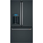 #CYE22TP3MKD Café - 22.2 Cu. Ft. French Door Counter-Depth Refrigerator - Matte Black