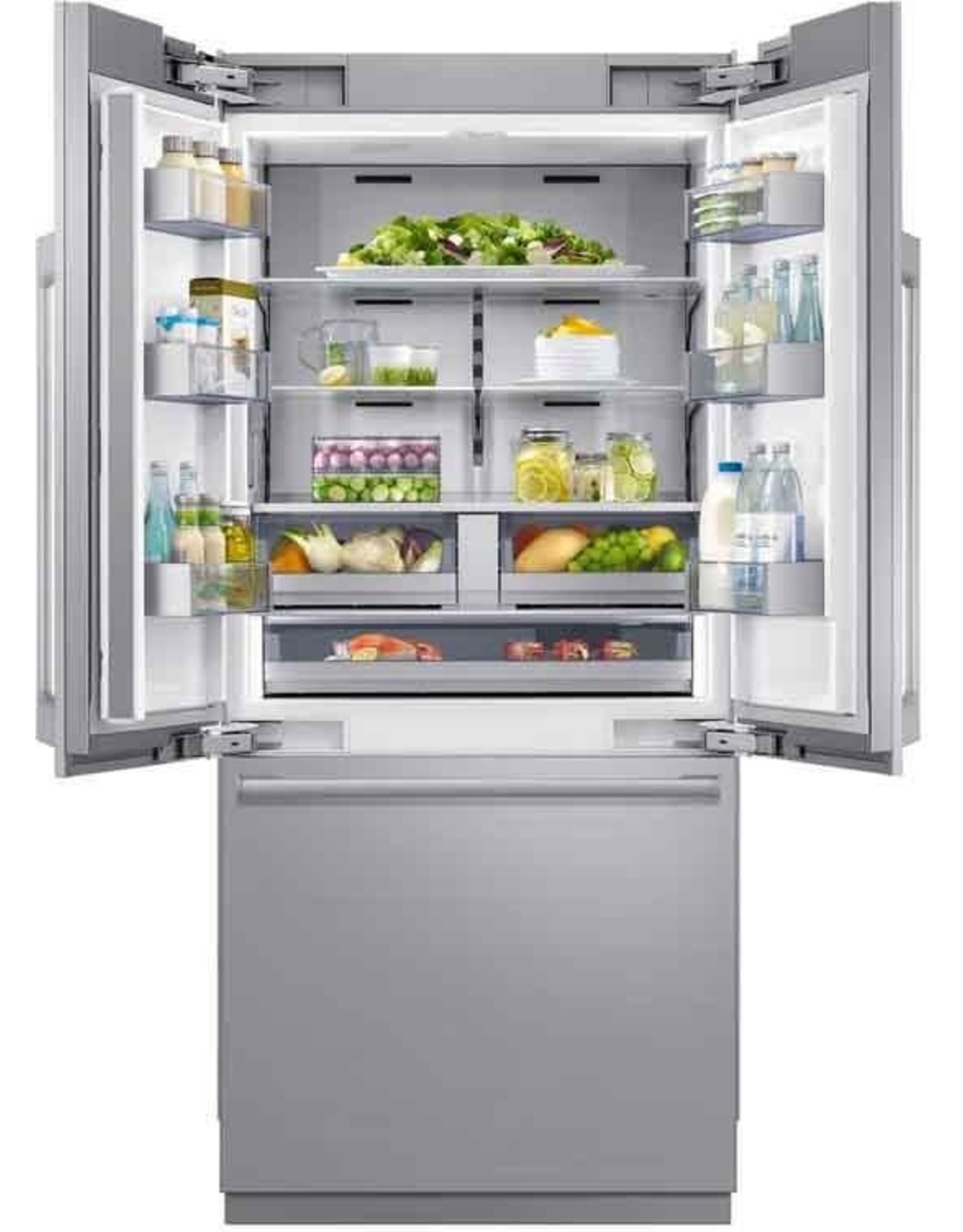 Whirlpool 25.2-cu ft French Door Refrigerator with Ice Maker (Fingerprint Resistant Stainless Steel) ENERGY STAR