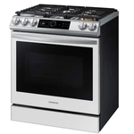 SAMSUNG NX60BB871112 30 in. 6 cu. ft. Slide-In Gas Range with Smart Dial and Air Fry in Fingerprint Resistant Stainless Stee