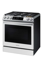 SAMSUNG NX60BB871112 30 in. 6 cu. ft. Slide-In Gas Range with Smart Dial and Air Fry in Fingerprint Resistant Stainless Stee