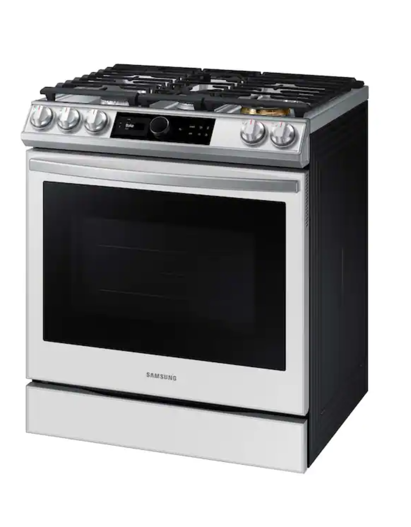 SAMSUNG NX60BB871112 30 in. 6 cu. ft. Slide-In Gas Range with Smart Dial and Air Fry in Fingerprint Resistant Stainless Stee