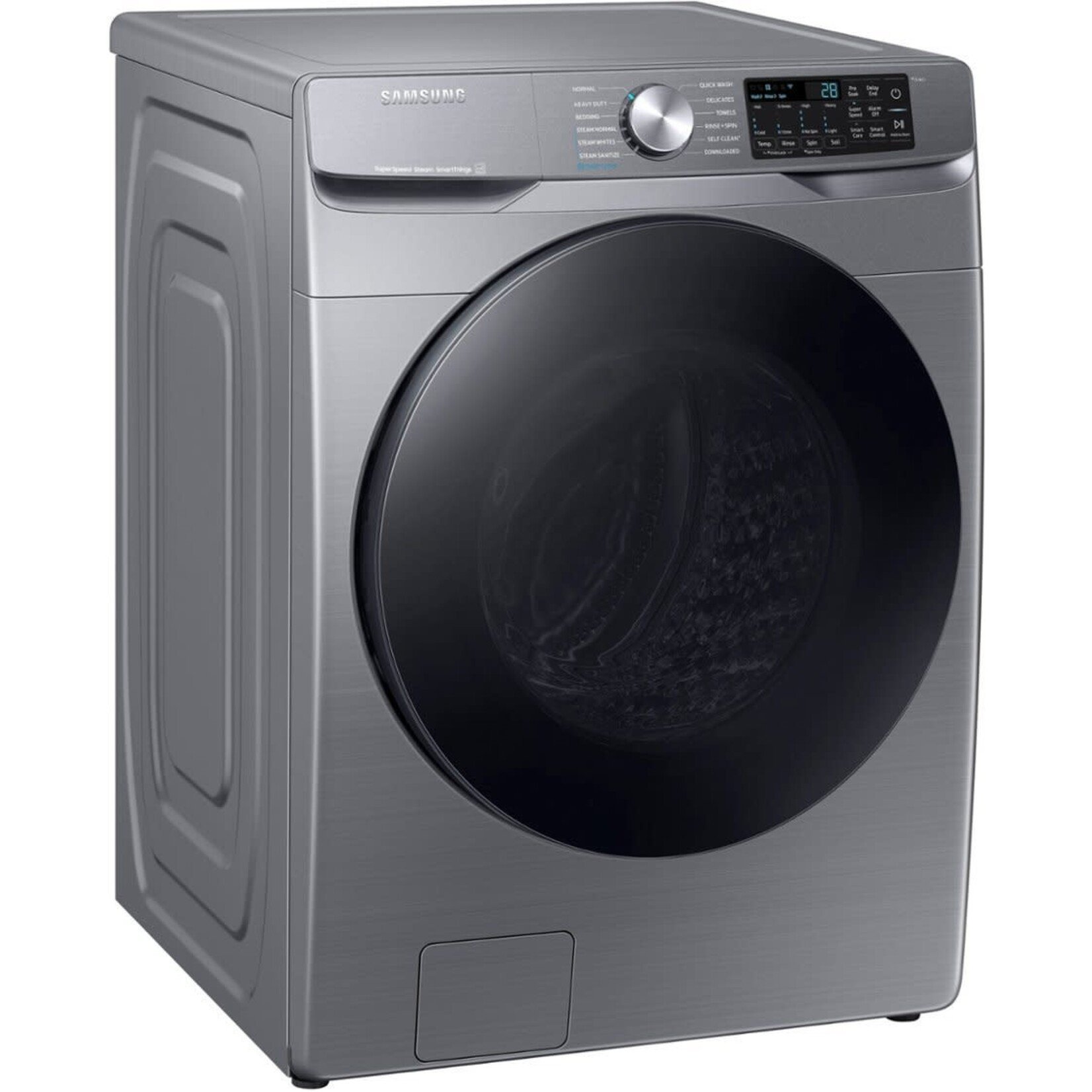 SAMSUNG #WF45B6300AP 4.5 cu. ft. Smart High-Efficiency Front Load Washer with Super Speed in Platinum