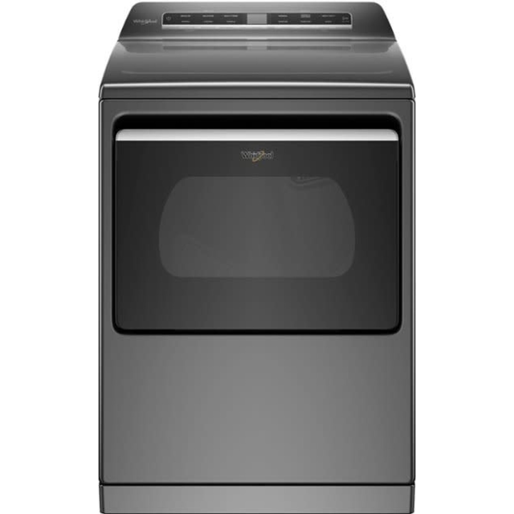 Whirlpool Whirlpool Smart Capable 7.4-cu ft Hamper DoorSteam Cycle Smart Gas Dryer (Chrome Shadow) ENERGY STAR