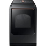 SAMSUNG Samsung  7.4 cu. ft. Vented Gas Dryer with Steam Sanitize+ in Brushed Black