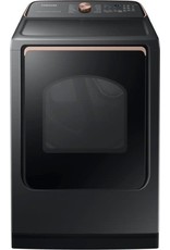 SAMSUNG Samsung  7.4 cu. ft. Vented Gas Dryer with Steam Sanitize+ in Brushed Black