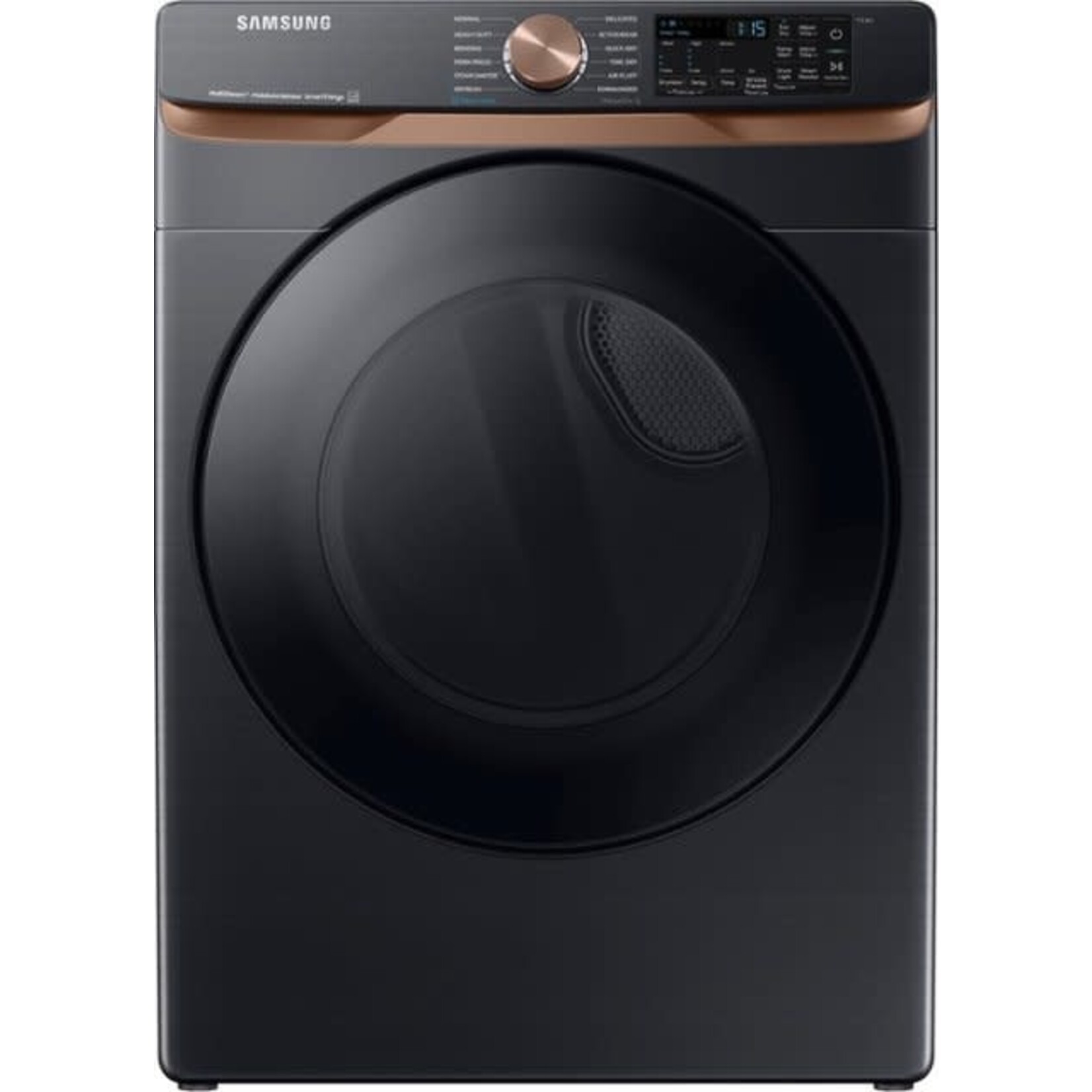 SAMSUNG #DVG50BG8300V Samsung 7.5 cu. ft. Smart Gas Dryer with Steam Sanitize+ and Sensor Dry in Brushed Black