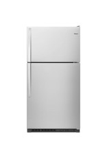 Whirlpool - 20.5 Cu. Ft. Top-Freezer Refrigerator - Stainless steel